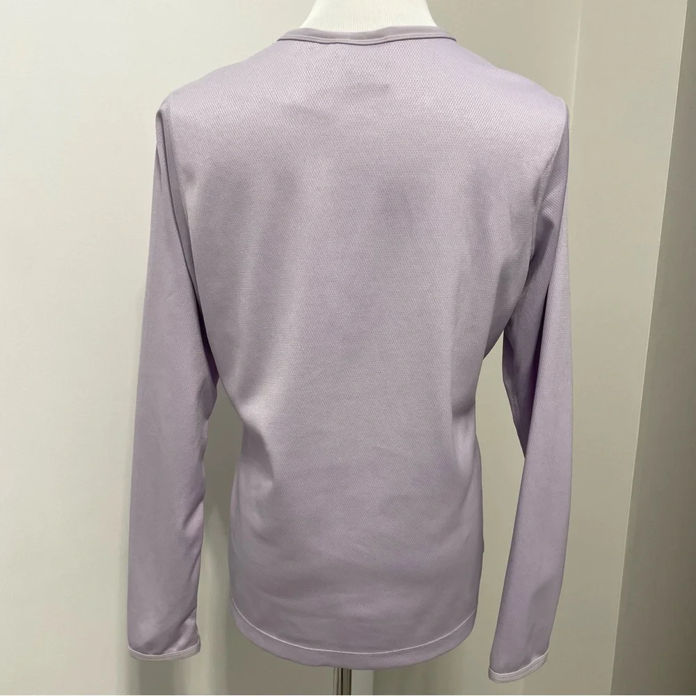 Nike Dri-Fit Lavender Long Sleeve Women's Athletic Top Size L